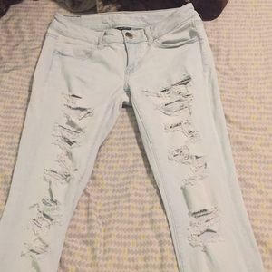 American eagle ripped jeans